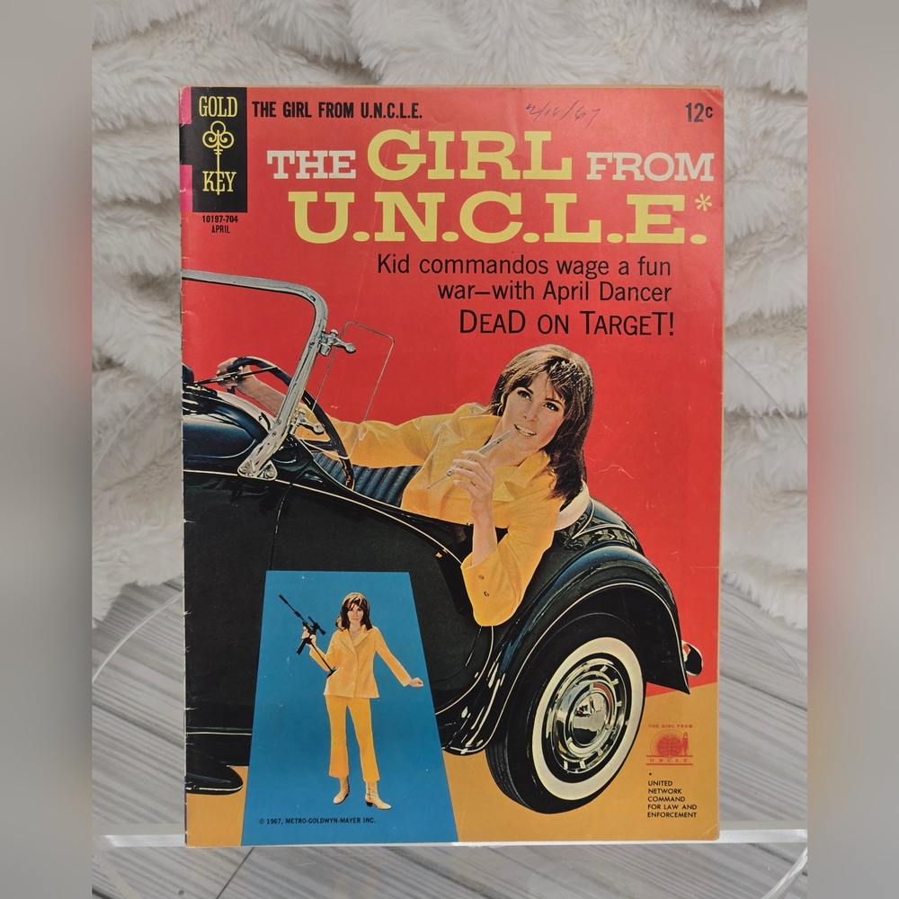The Girl from U.N.C.L.E. #2 (1967) Gold Key Comics, Ian Fleming, MGM